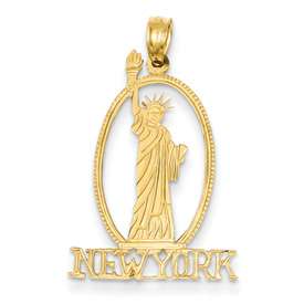 clearance item 14k gold Statue of Liberty New York